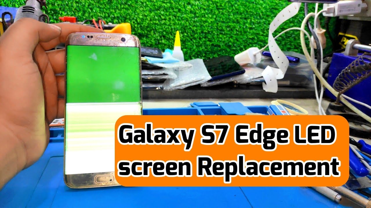 Samsung S7 Edge LCD screen Replacement | Samsung S7 Edge Disassembly.