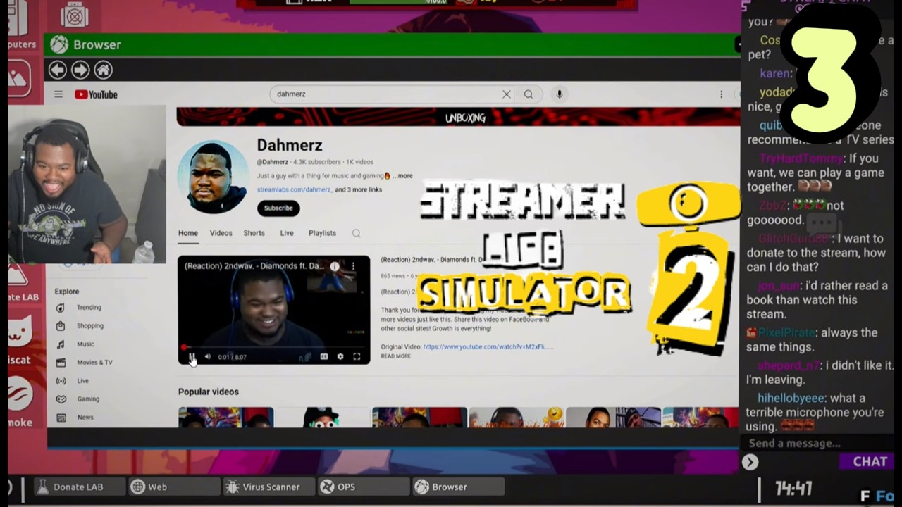 REAL LIFE INTERNET IN GAME | Streamer Life Simulator 2 #3