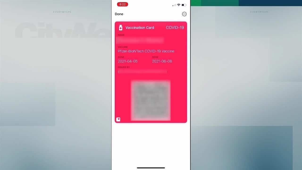 Ontario COVID-19 vaccine QR codes can now be added to Apple Wallet, Health apps