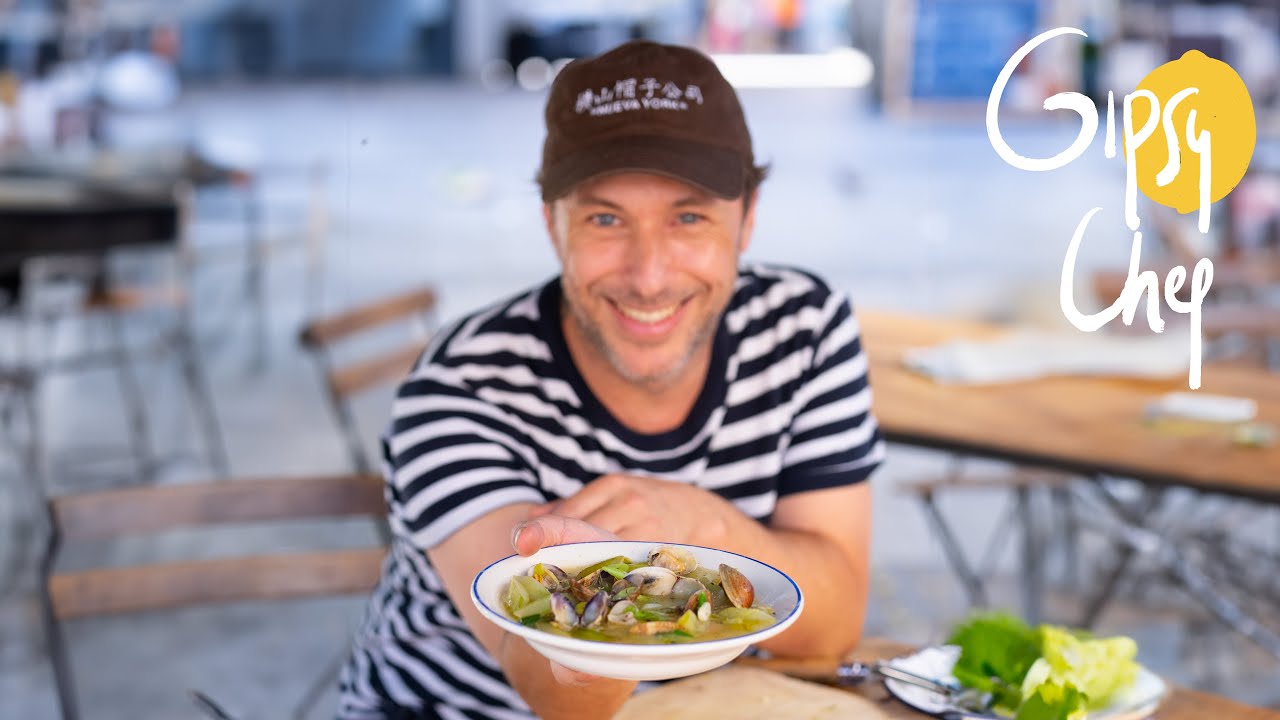 El salteado de pepino y almejas de Gipsy Chef al que no podrás resistirte