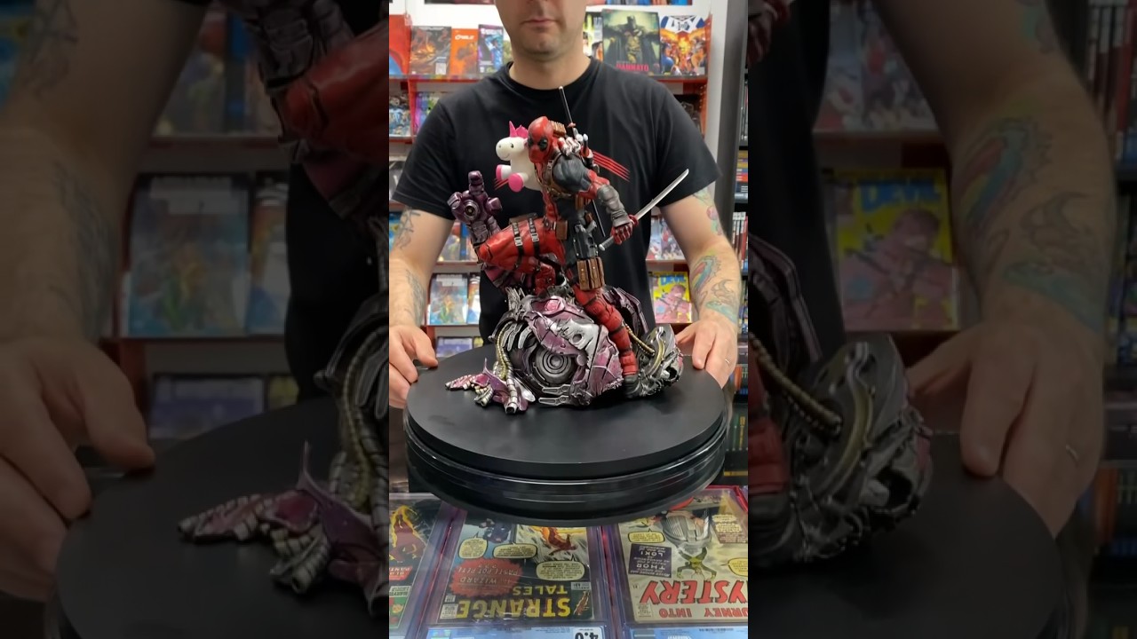 Deadpool Fine Art Kotobukiya #iosonounvirtuale #deadpool #kotobukiya #unboxing #marvel #marvelcomics