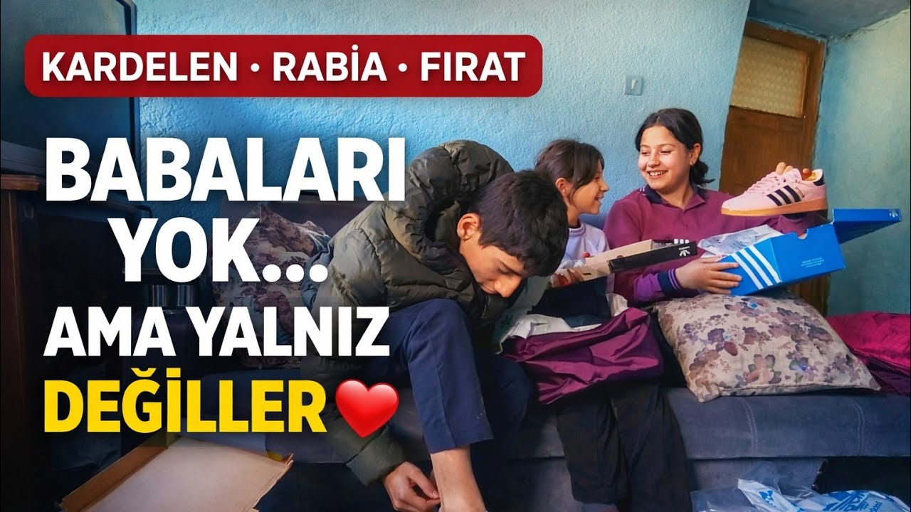 Kardelen ,Rabia Ve Fırat'ın Yüzlerini Güldürdük 🎁