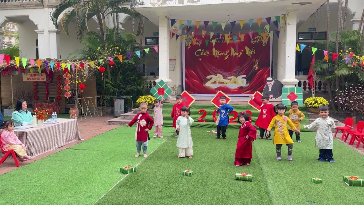 Múa Tết ơi là Tết các bé 3t Trường MN Quang Minh B . Quang Mình - Hà Nội 
