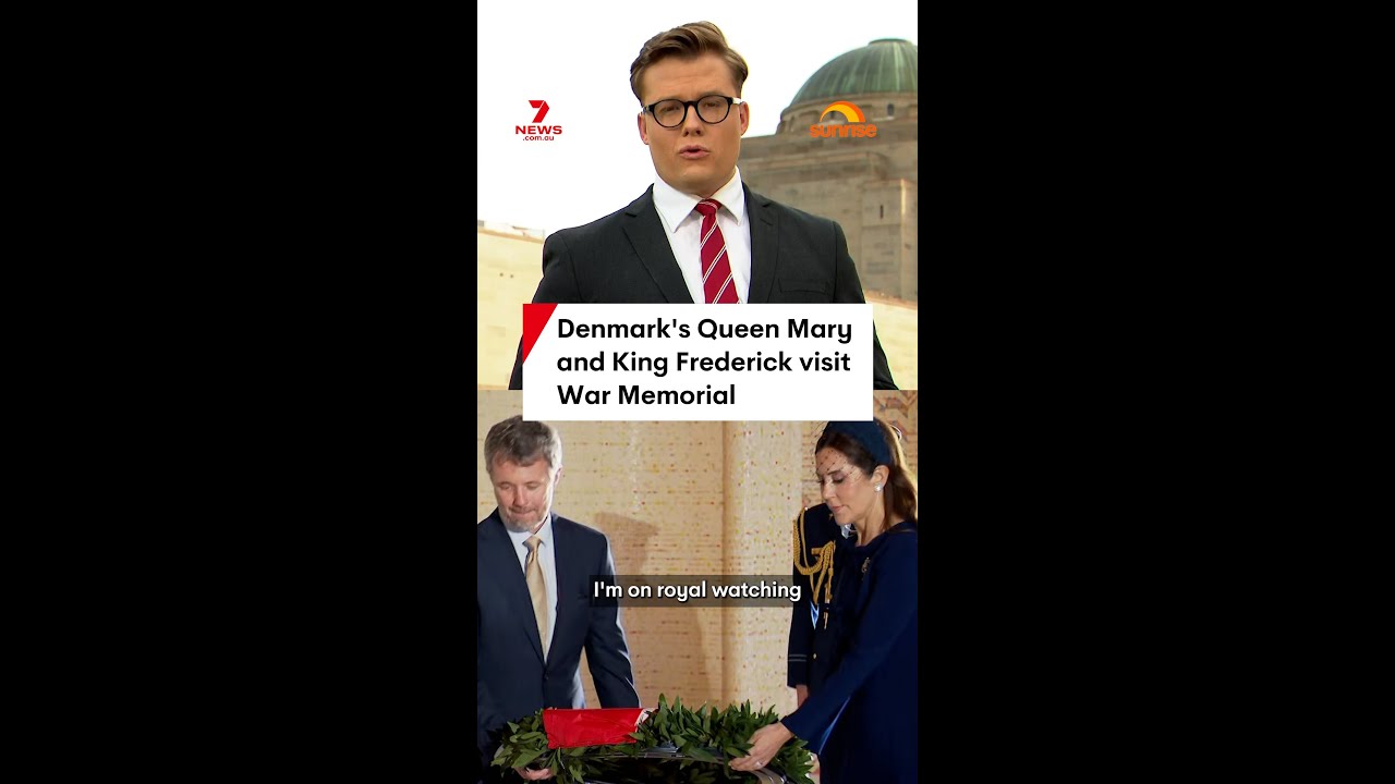 Королева Дании Мария и король Фредерик посетили Военный мемориал.