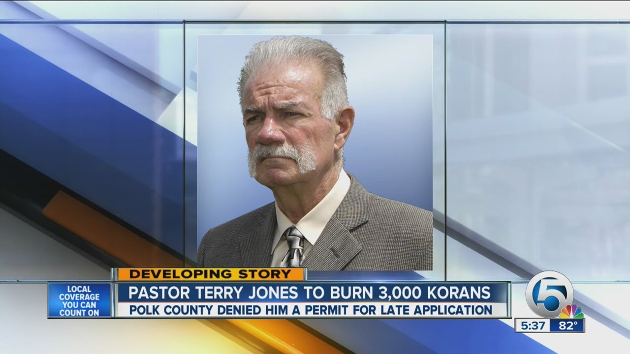 Pastor Terry Jones to burn 3,000 Korans