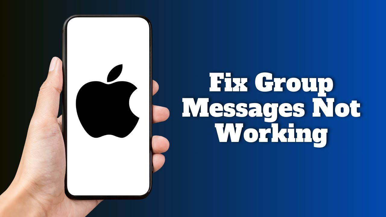 Как исправить неработающие групповые сообщения на iPhone