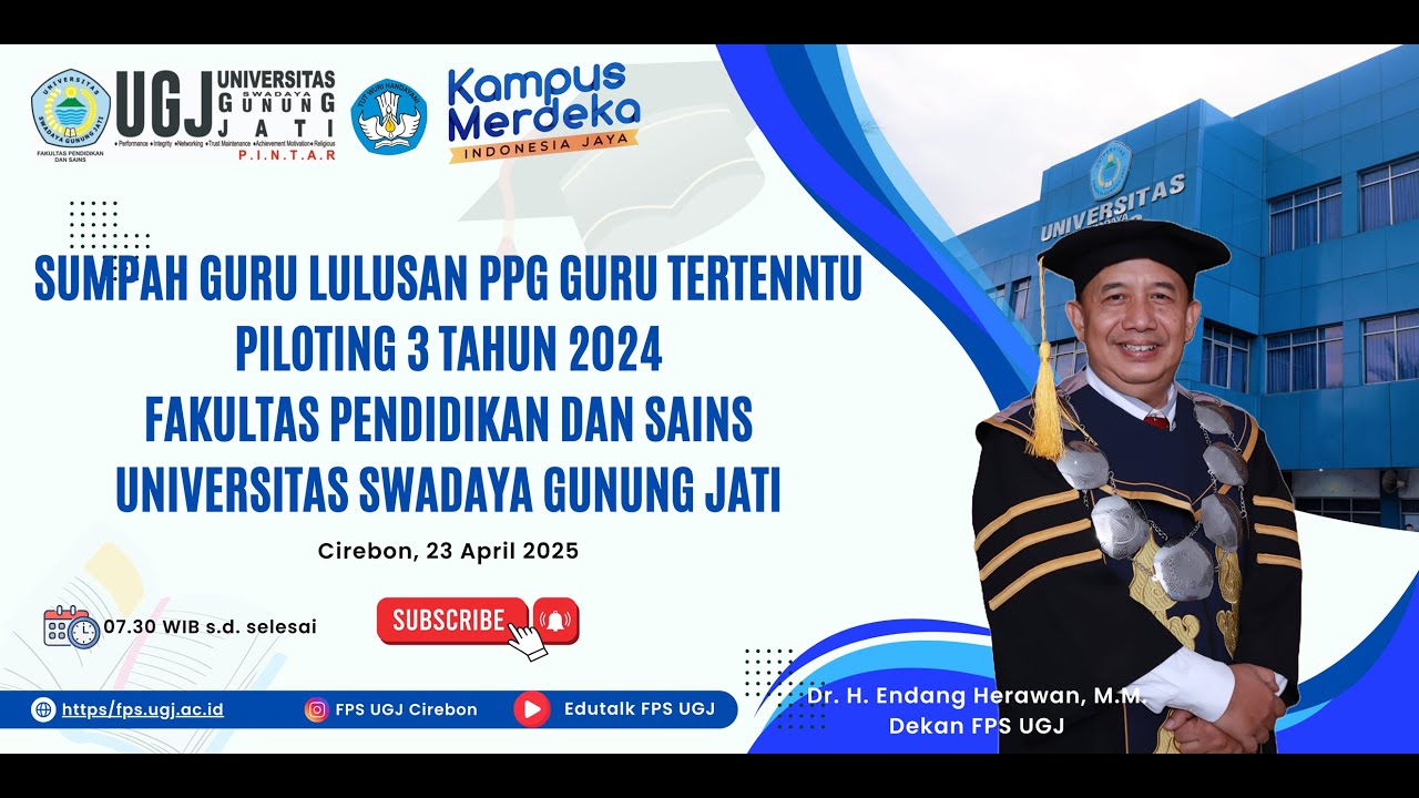 Sumpah Profesi Guru Lulusan PPG Guru Tertentu Piloting 3 Tahun 2024