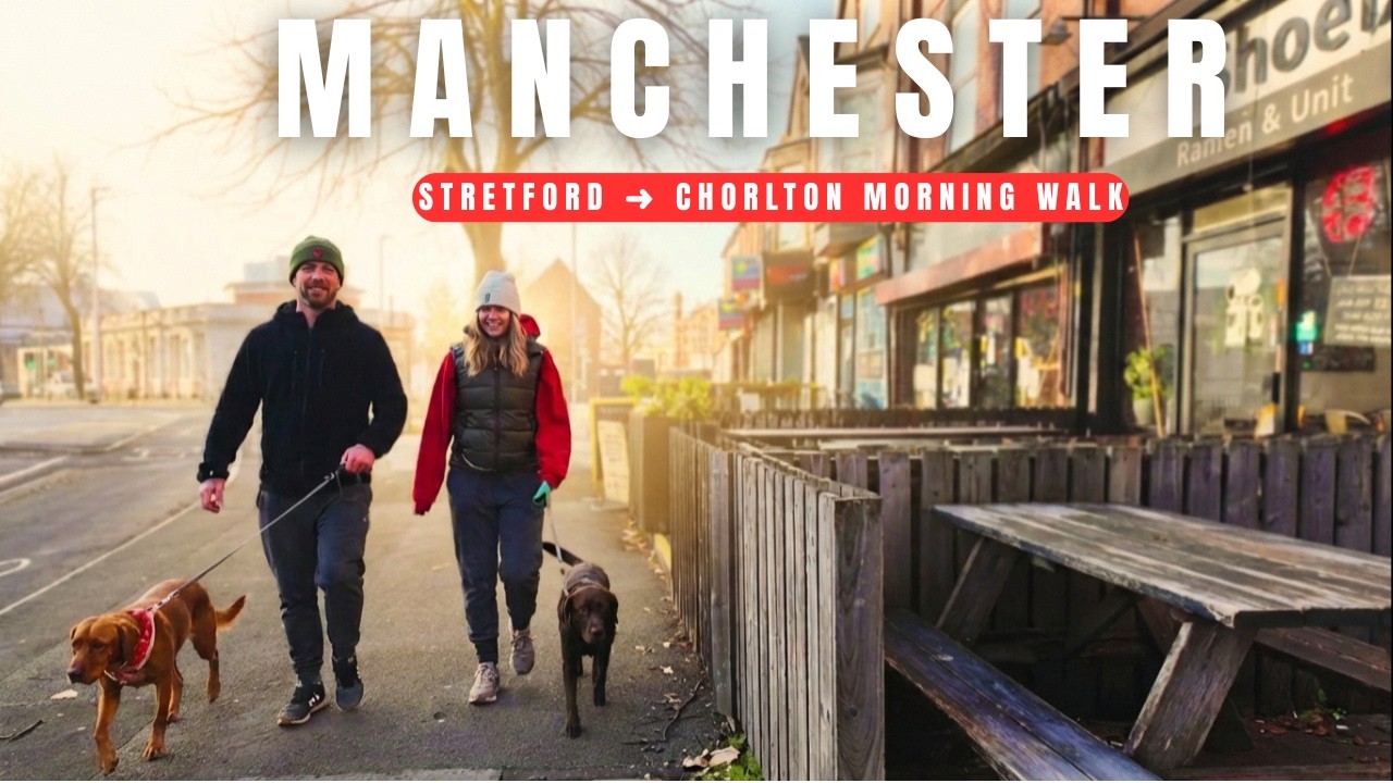 Manchester Walking Tour | Crisp Morning Stroll | South Manchester