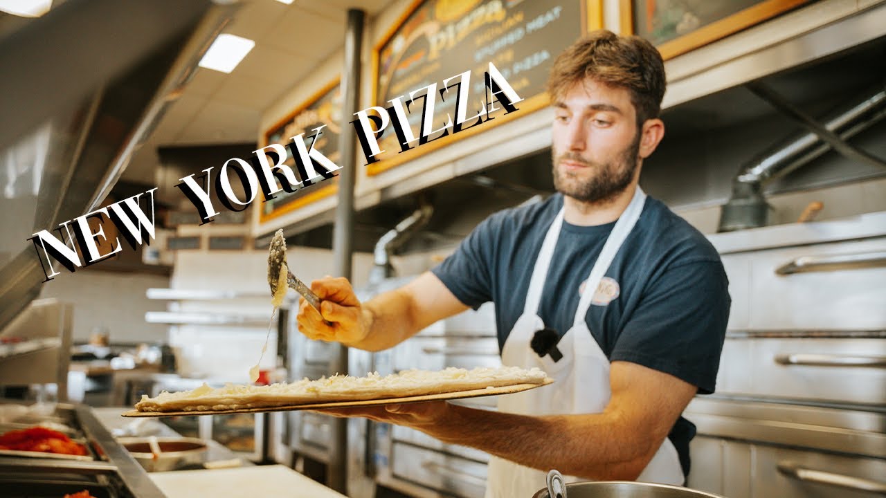 Working at a New York Pizzeria (morning setup)