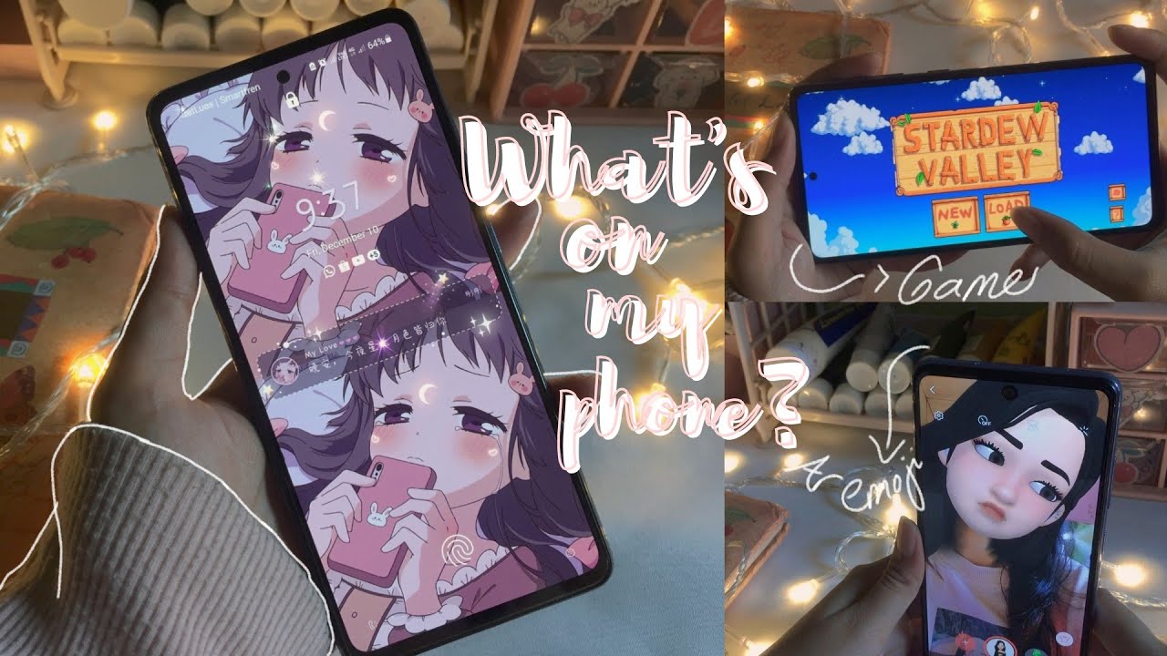 What's on my phone? | Samsung galaxy A52🍒