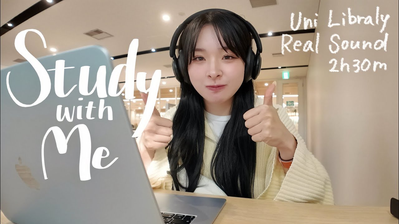 study with me📍苦手なレポート課題を消化する！　2.5hours | no music