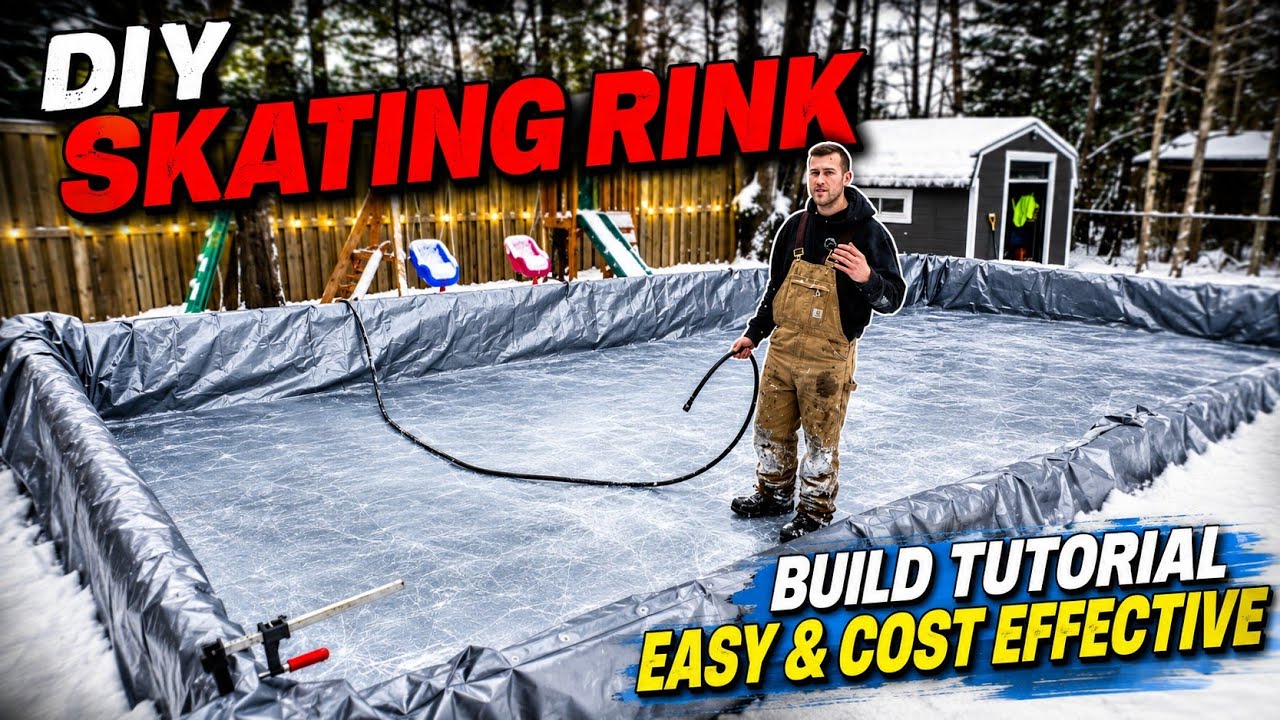 How to Build a simple Outdoor Rink (cost effective)
