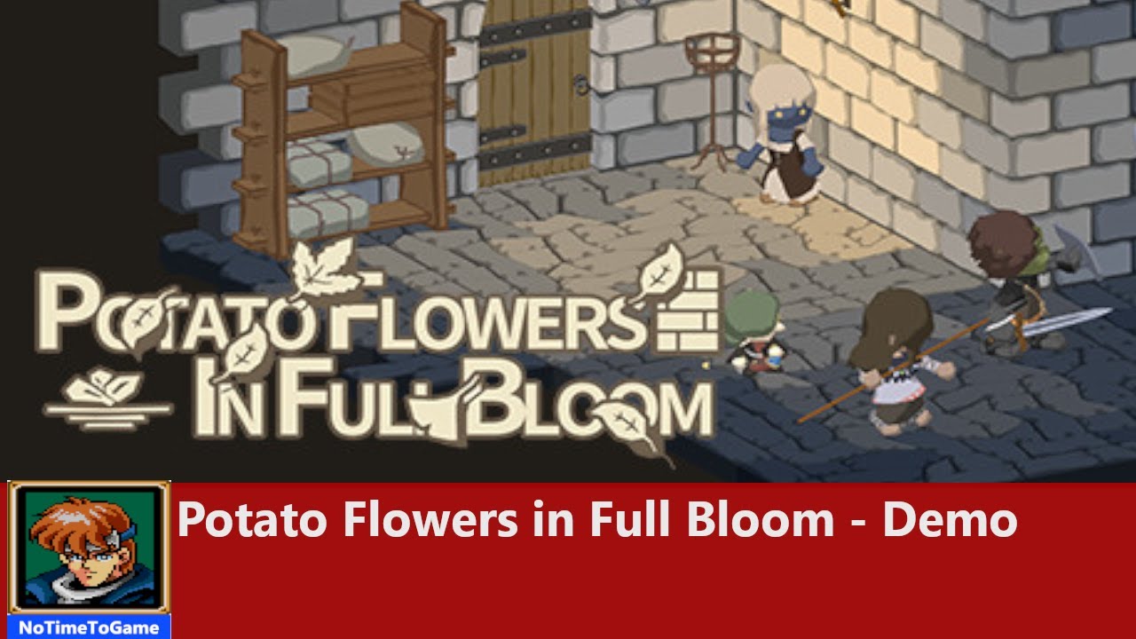 Potato Flowers in Full Bloom || Demo || NoTimeToGame