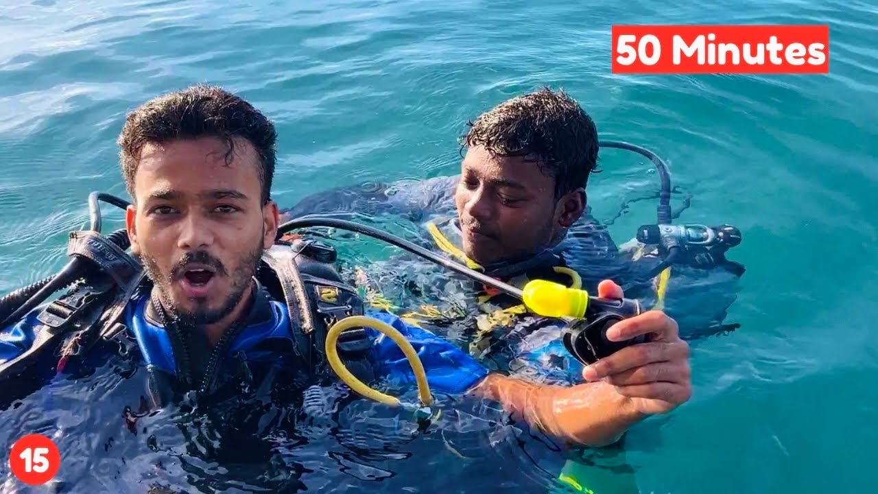 50 minutes of My Life😱|| Scuba Diving in Andaman ||