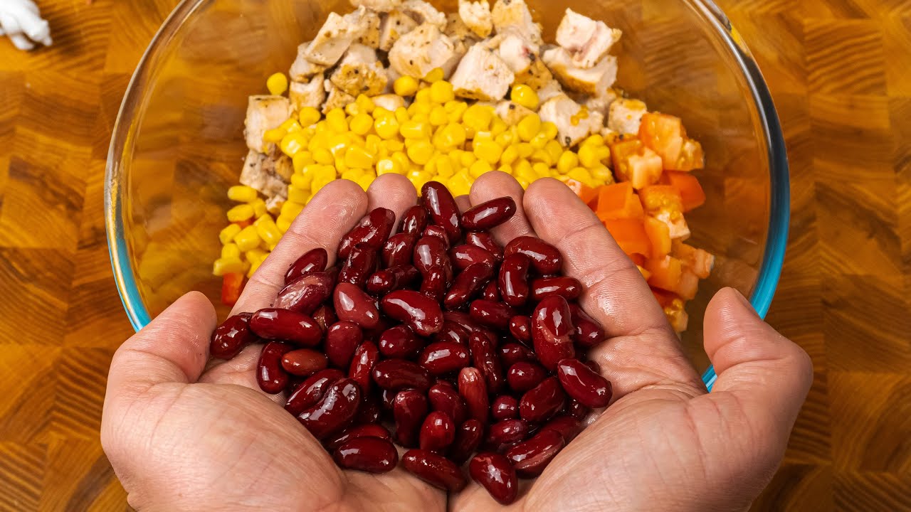 It’s so good you could make it every day. The best bean salad ever!