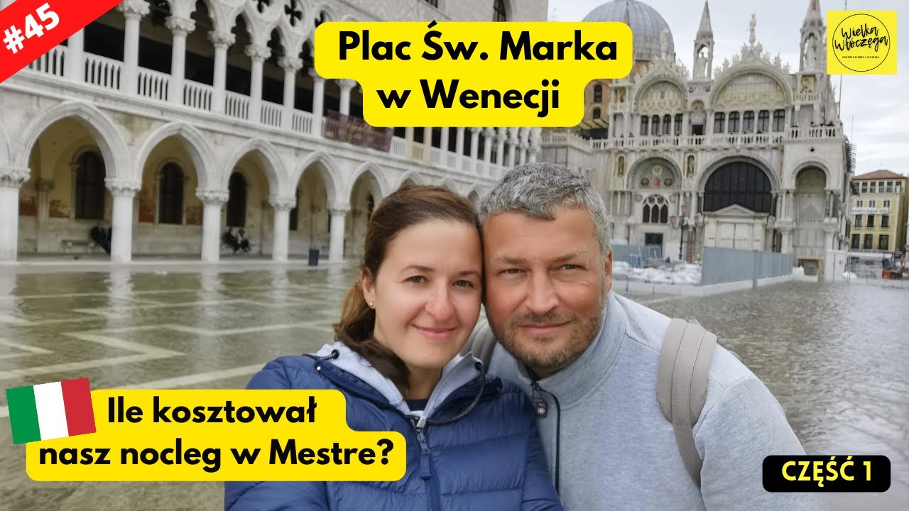 Spacer po Placu Św. Marka w Wenecji | Jak wyglądał nasz nocleg w Mestre? | część 1