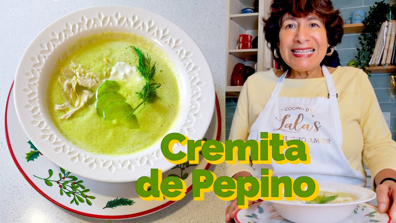 Crema de Pepino con Pollo para el Reflujo | Receta Suave y Digestiva