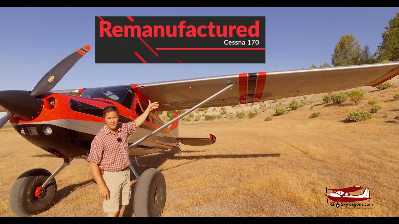Восстановленный Cessna 170B с инжекторным двигателем Lycoming 360 и множеством усовершенствований.