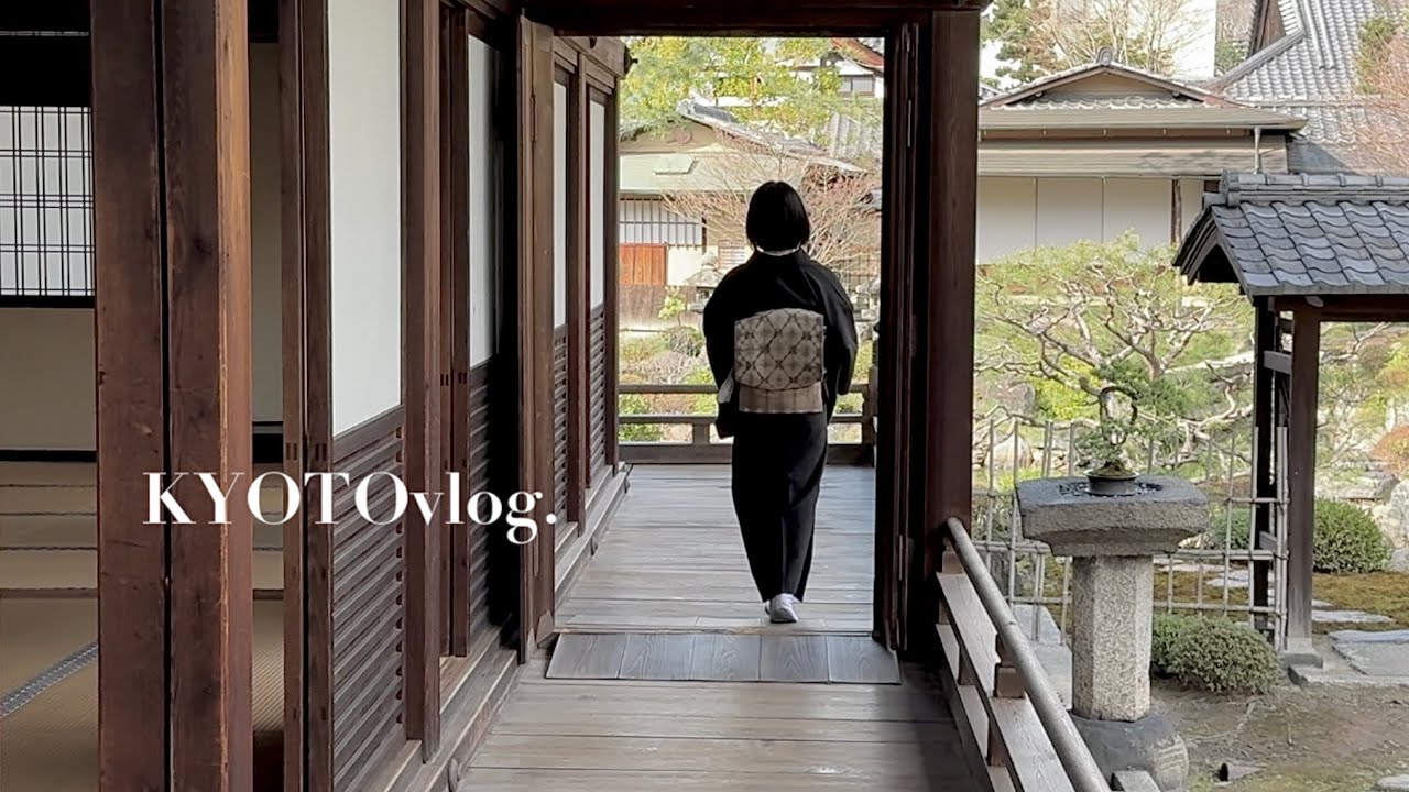 [京都vlog]春を楽しむ京都の日常 | 平安蚤の市 | 両足院 | 府庁旧本館の桜
