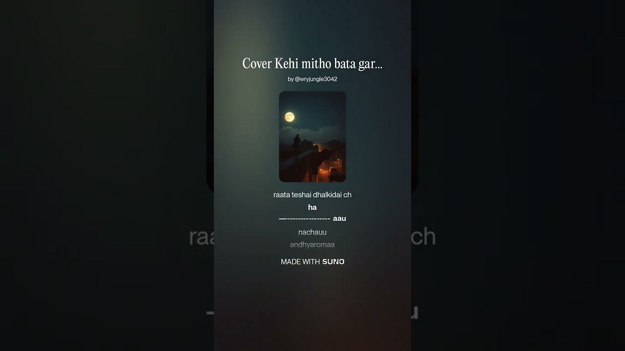 Kehi Mitho Bata Gara – AI Cover | Tribute to Narayan Gopal