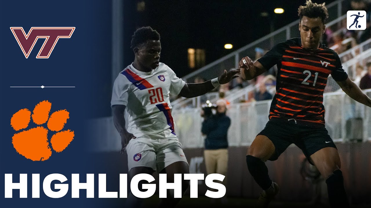 Virginia Tech vs Clemson | NCAA College Soccer | Highlights - November 01, 2024