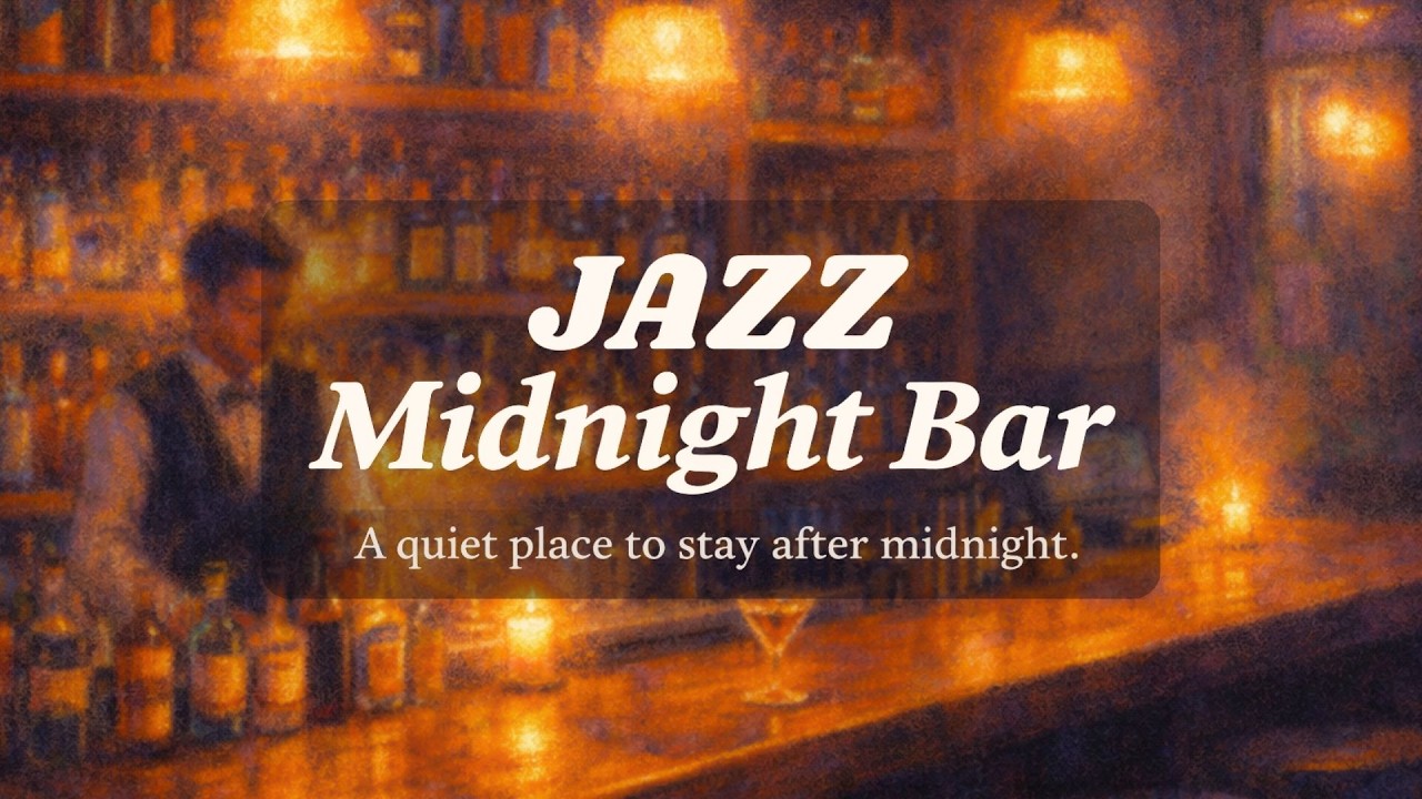 Smooth Late Night Jazz 深夜放鬆爵士｜JAZZ Midnight Bar