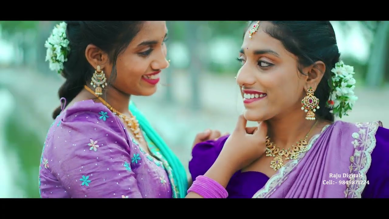 Likhitha & Bhavitha Pre Saree Shoot 4k