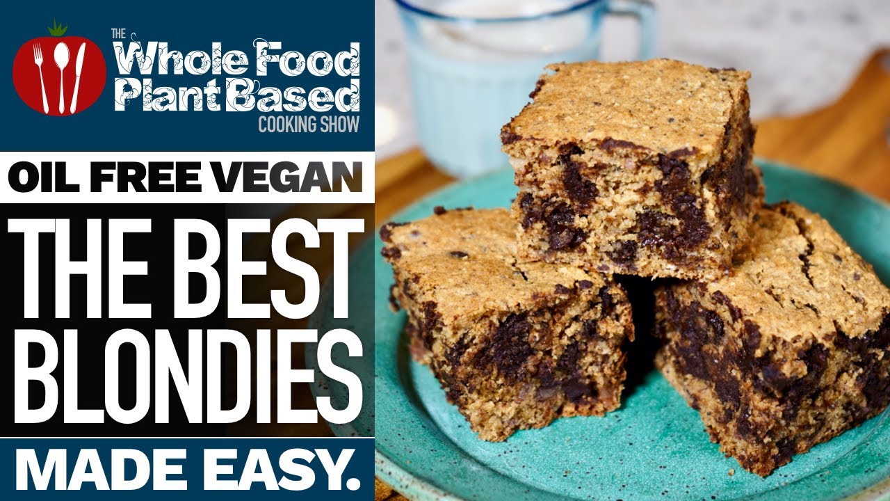 THE BEST VEGAN BLONDIES ❤️ Our new obsession!
