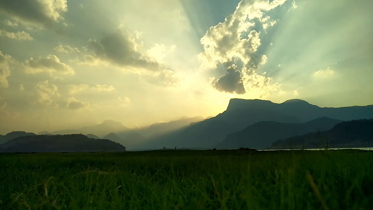 Timelapse of Sunset at Amaravathi Dam