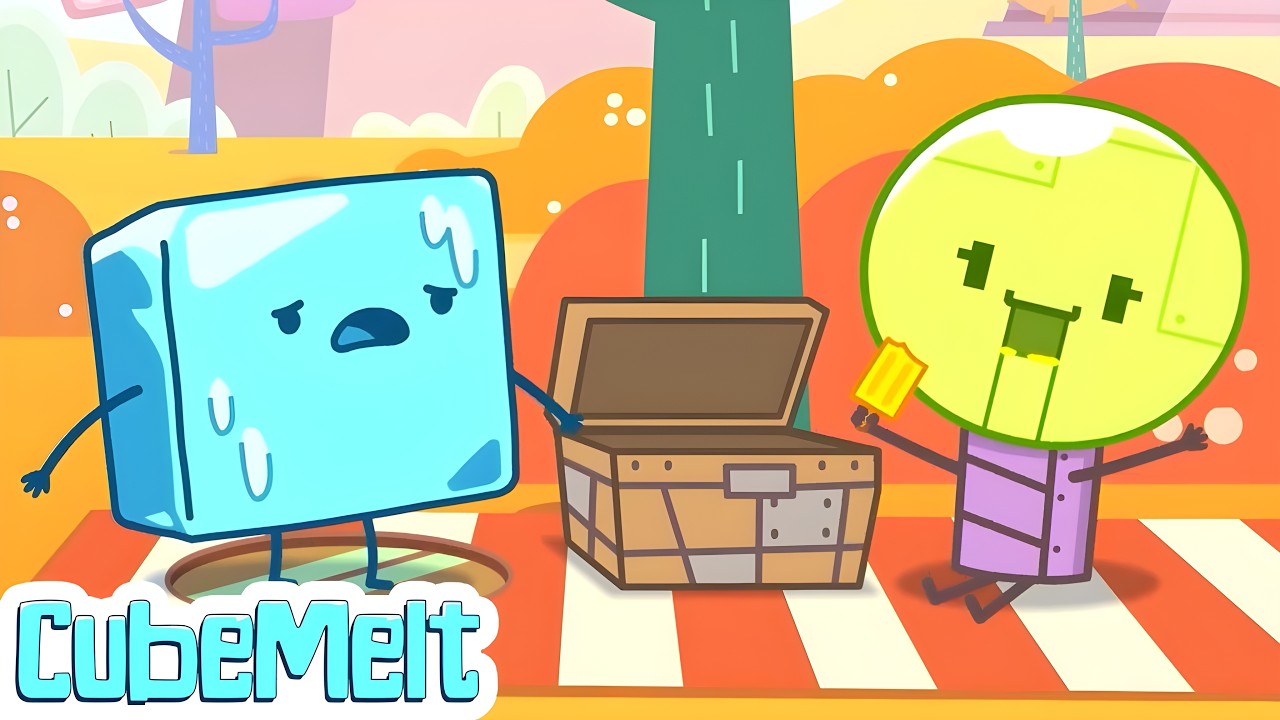 CubeMelt Lights On Lights Off | Funny Cartoon | HooplaKidz Toons