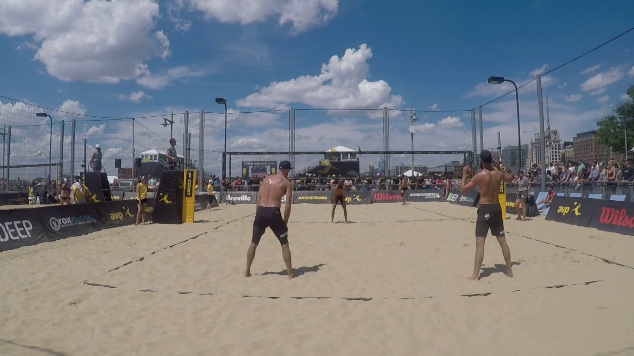 AVP Mens Volleyball New York 2017 Reid Priddy Maddison McKibbin vs  Trevor Crabb Sean Rosenthal Vide