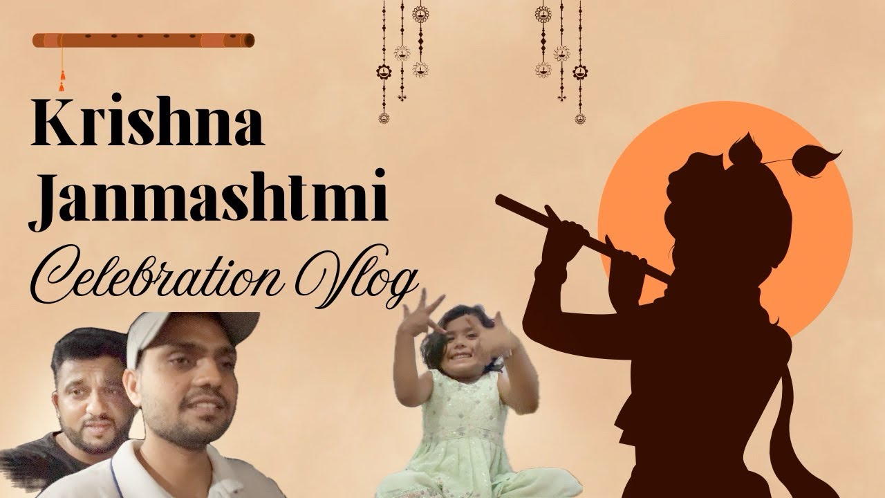 #vlog 42 krishna janmashtami #rewari / masti with #nephew aizah 😂