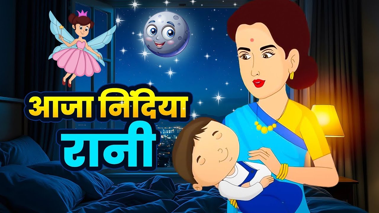 Aaja Nidiya Rani Aaja | आजा निंदिया रानी आजा | Baby Song | Nursery Rhymes For Children | Aayu Rhymes