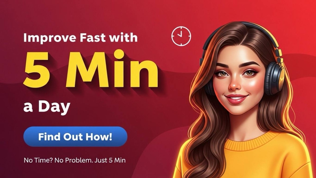 Improve Your English Speaking Fast | 5 Minutes a Day | Learn English Podcast