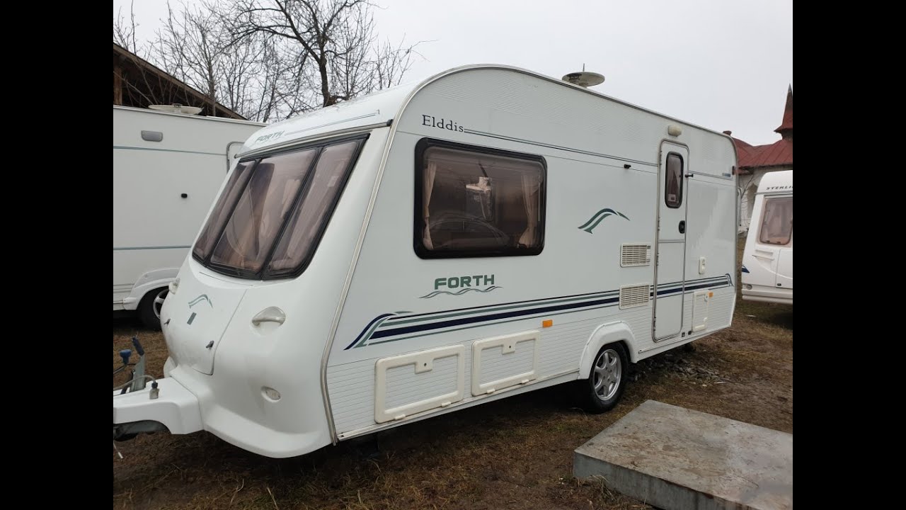 (Prezentare Rulota) Elddis Forth 2003, 3 persoane, motor mover, marchiza, cabina duș!