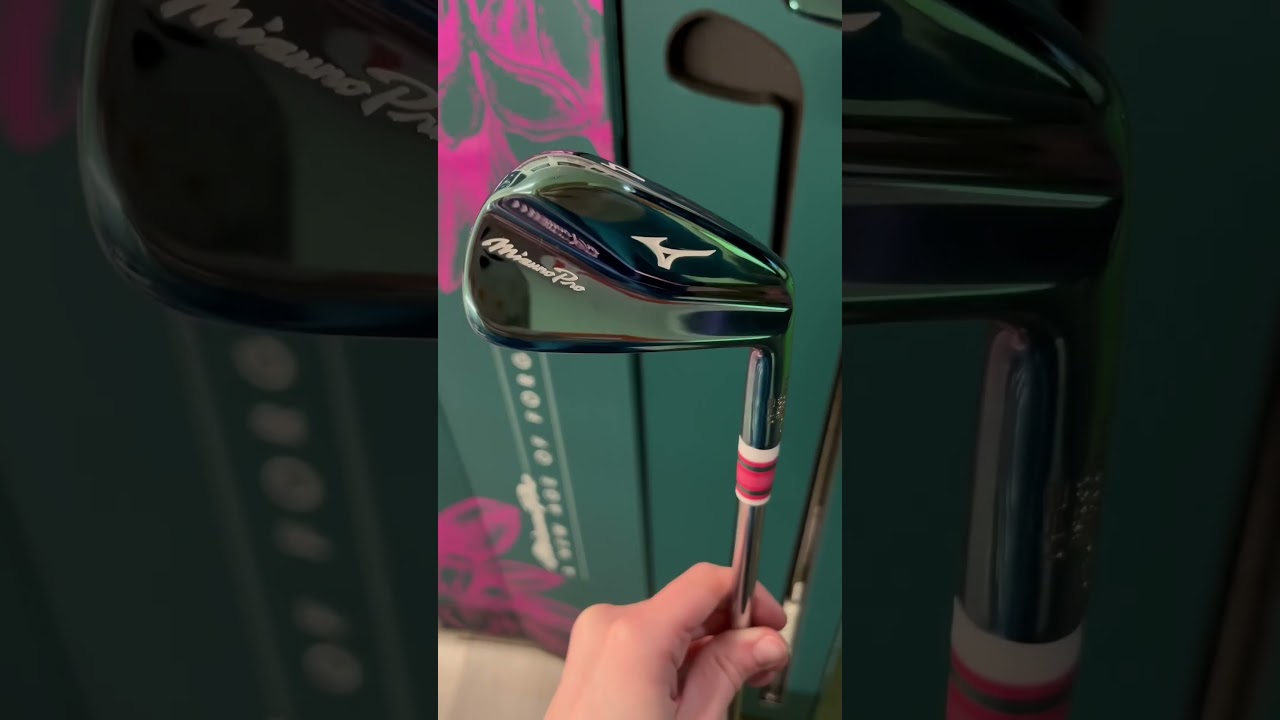 Limited Edition Azalea Mizuno Pro 241 Forged Irons #golfer #themasters