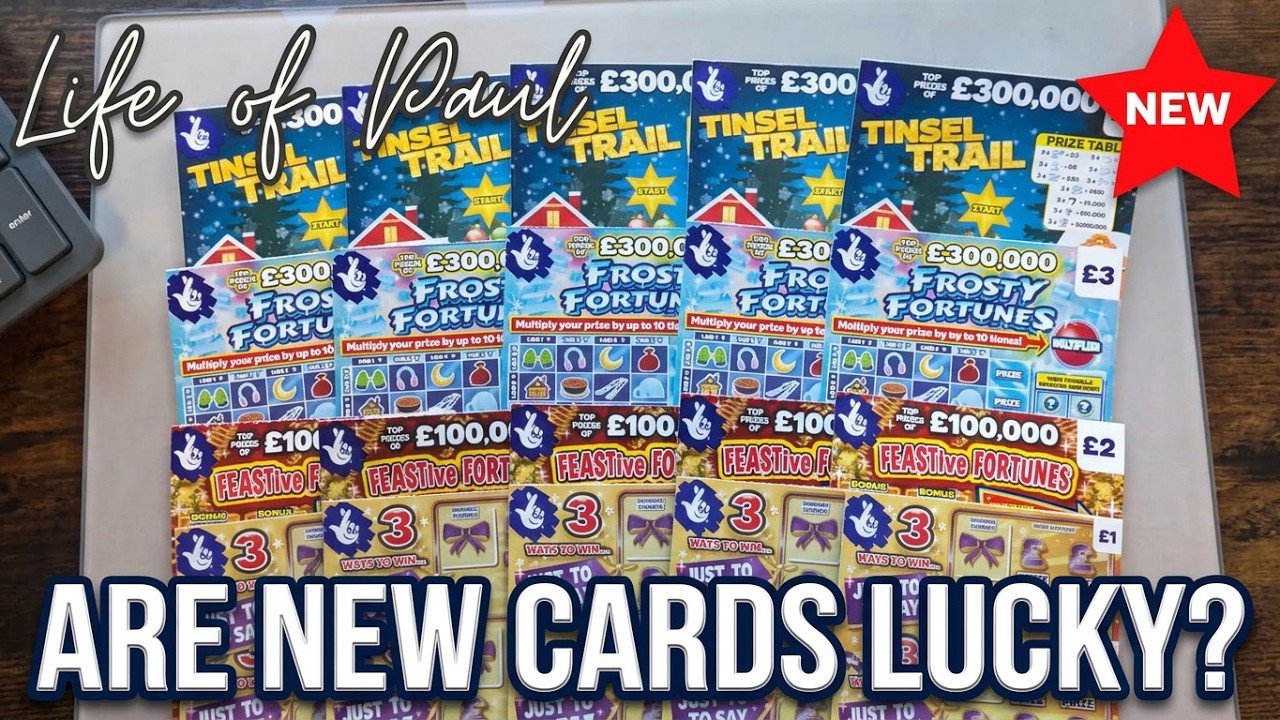 &pound;45 mix of lotto scratch cards. I hope I'm lucky🤞