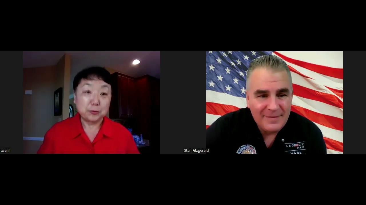 Xi Van Fleet author of Mao's America interviews with Stan Fitzgerald Veterans for America First VFAF