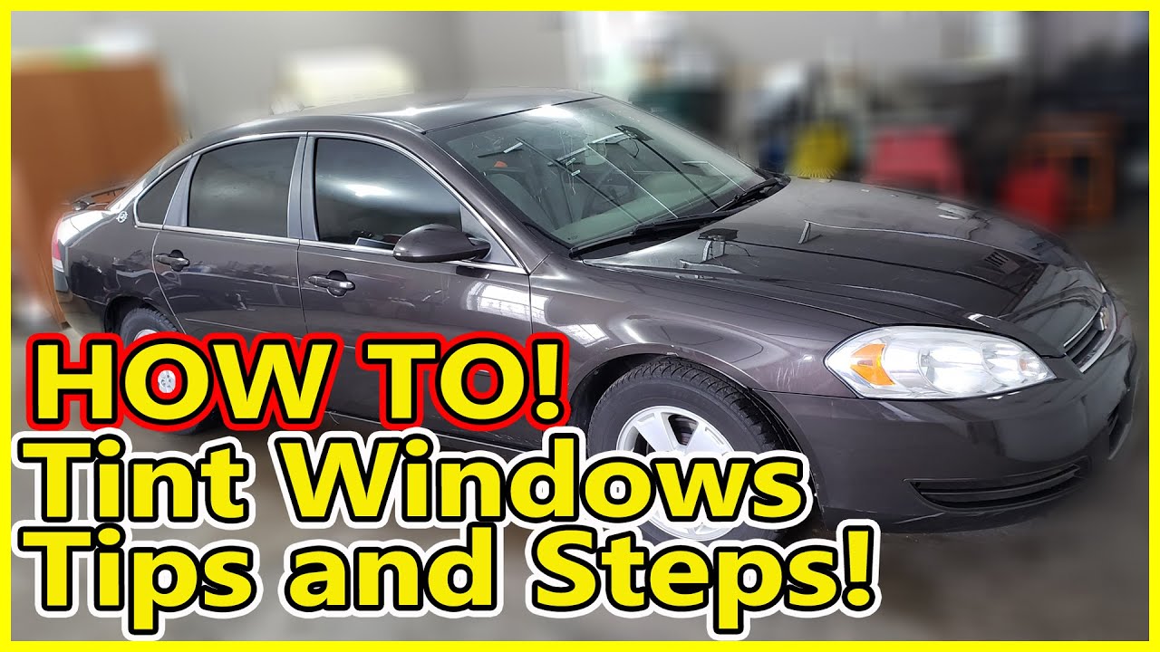 🔴 (2006-2013) Chevy Impala Front Doors Window Tint Installation | HOW TO Tinting Tips and More!