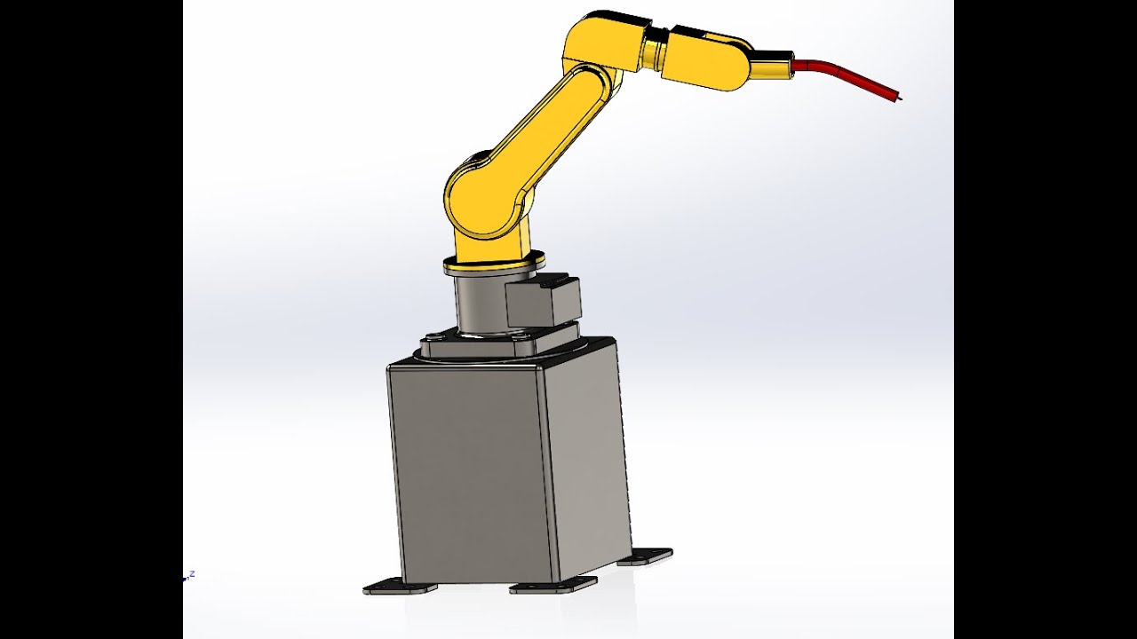 Hướng dẫn Solidworks | Thiết kế robot hàn tự động bằng Solidworks