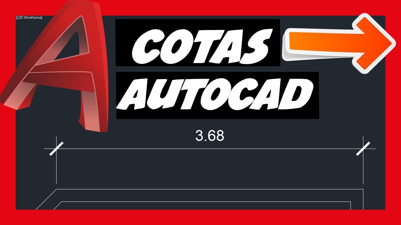 C&oacute;mo poner cotas en autocad  [2019] ✔️✔️configurar estilos de cota ⭐️ acotar r&aacute;pido
