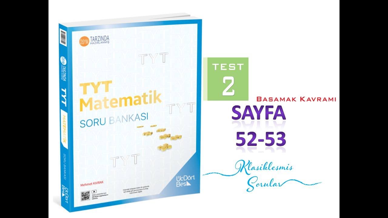 SAYI BASAMAKLARI TEST 2 (345 TYT MATEMATİK 2025)