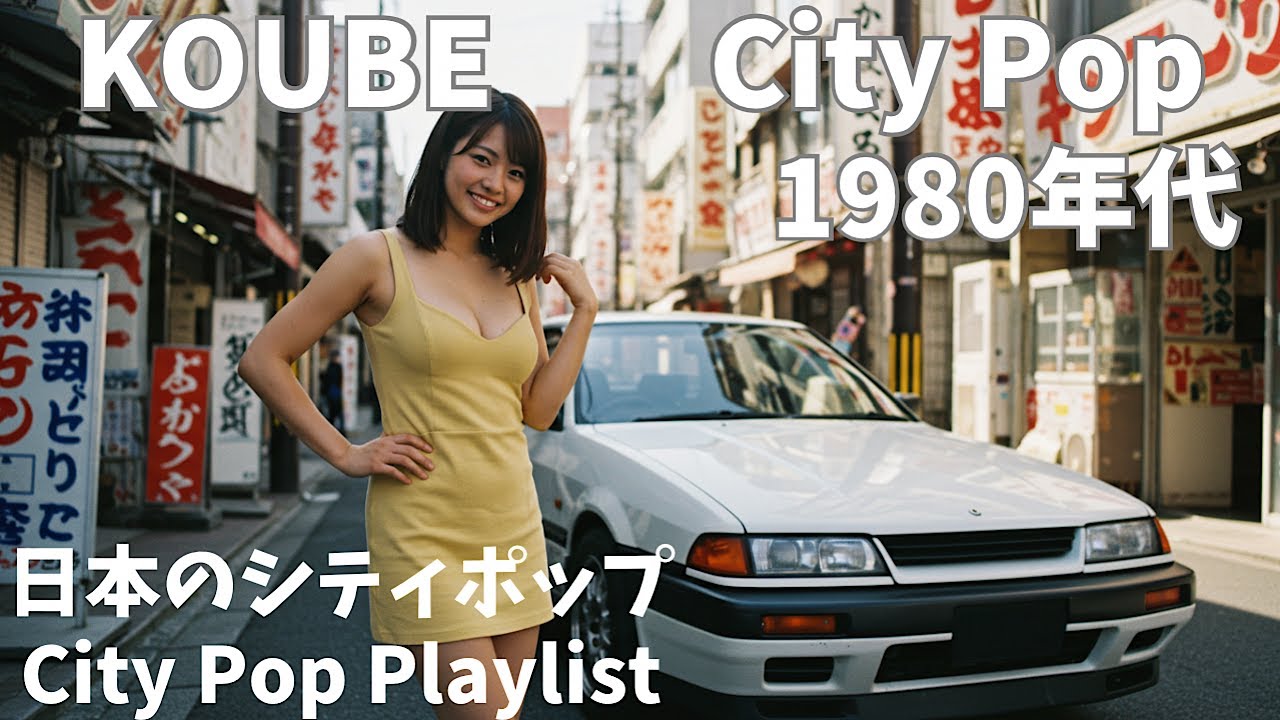 【80's City pop】KOUBE 心が弾む最高にシティーポップなドライブLofiチルポップ｜Japan Lofi Chill Pop｜ストレス解消＆リラックス＆集中【作業用bgm