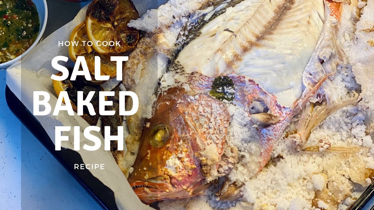 Salt Baked Fish Recipe (Whole Red Snapper) | Panasonic Cubie Oven Recipe