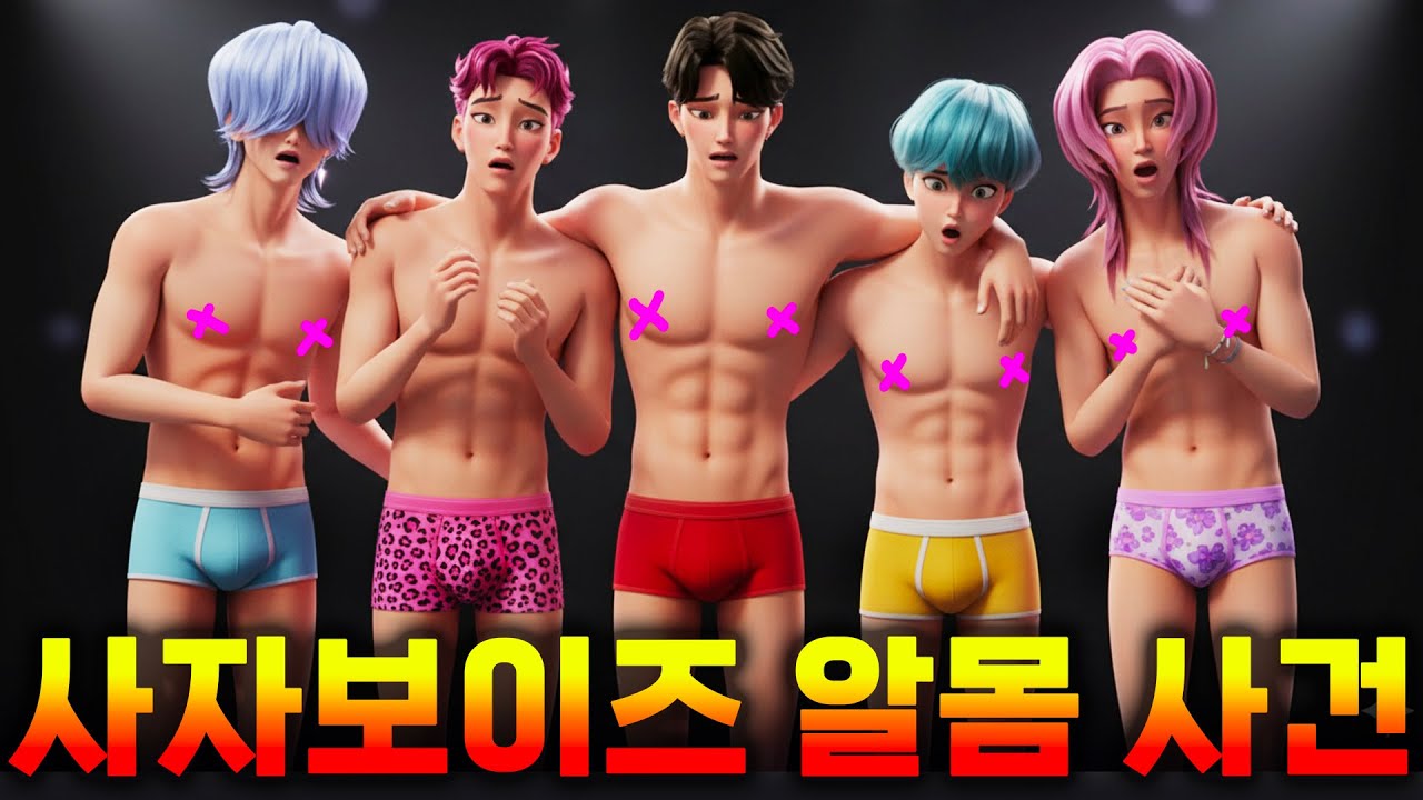 케이팝 데몬 헌터스 헌트릭스와 사자보이즈 공연 무대에서 옷이 찢어져 버렸다! 범인은?  #kpopdemonhunters  #케이팝데몬헌터스 #케데헌 #사자보이즈 #방귀 #케이팝