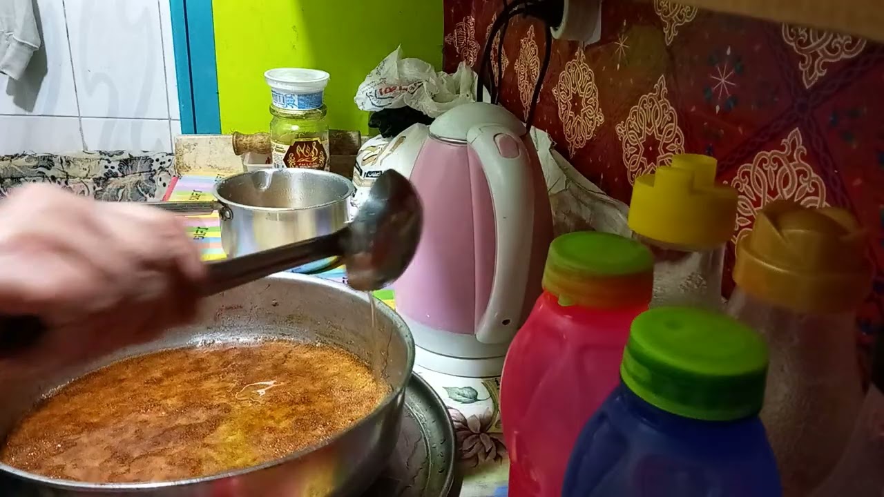 طريقة البسبوسه با السمن البلدي وممكن اي سمن  تعجبكم الي مو جود في المطبخ
