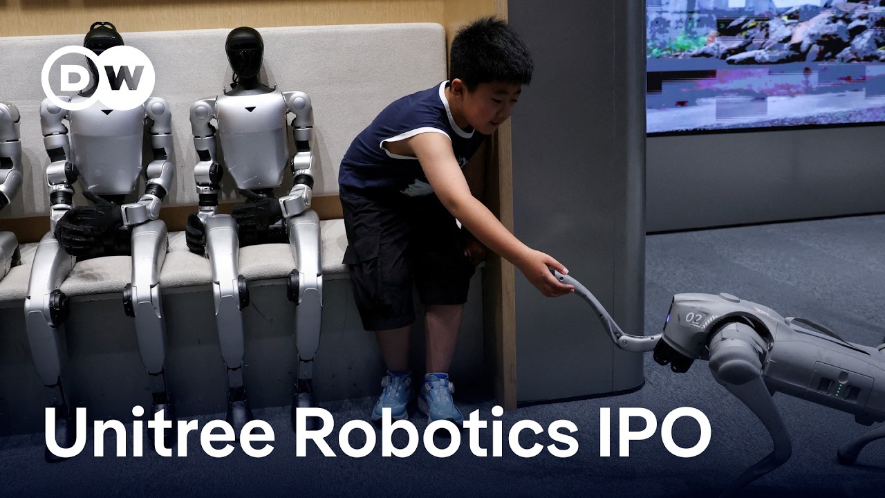 Chinese robot maker Unitree set to become China's first humanoid robot storck | DW News