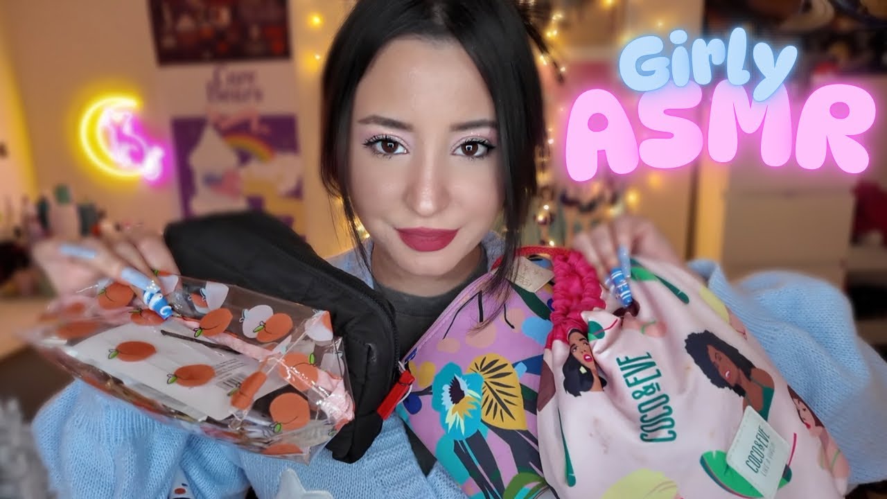 ASMR με collection από hair accessories 🥰 Cozy ASMR 💤 #ελληνικοασμρ