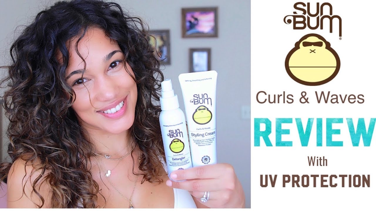 Sun Bum Curly and Wavy Hair Product Review - Protect Your Curly Hair From The Sun.