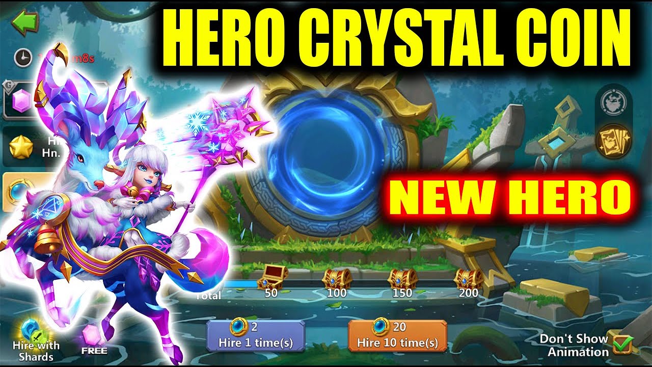 HERO CRYSTAL COIN😍NEW HERO 😍CASTLE CLASH